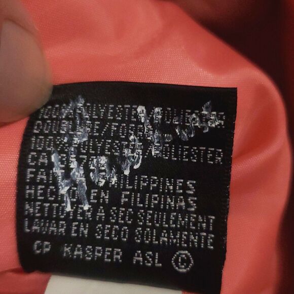 Gorgeous Kasper Salmon Pink Women's Blazer/Jacket Size 14 - Picture 5 of 13